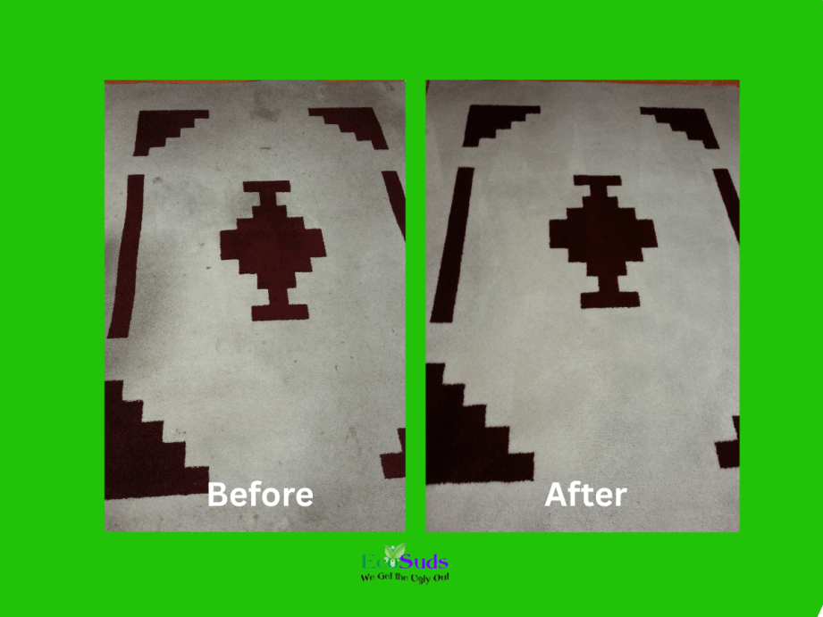 Area Rug Cleaning Before After Burlington On