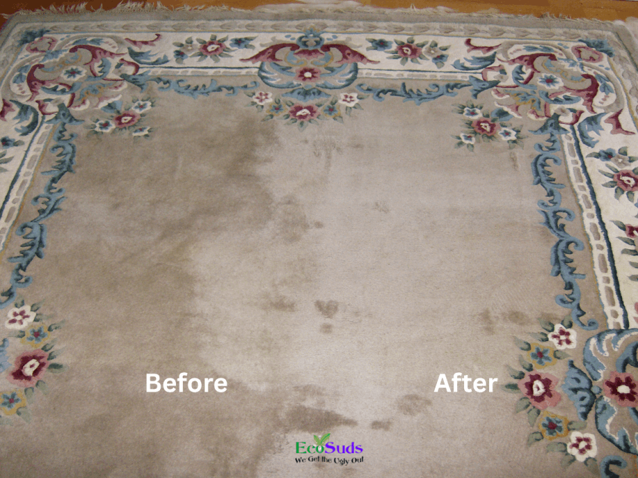 Oriental Rug Cleaning Before After Dundas Ontario