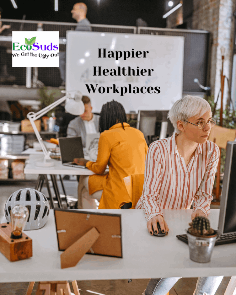 Happier Healthier Workplaces with Clean Carpet by Ecosuds Hamilton Ontario