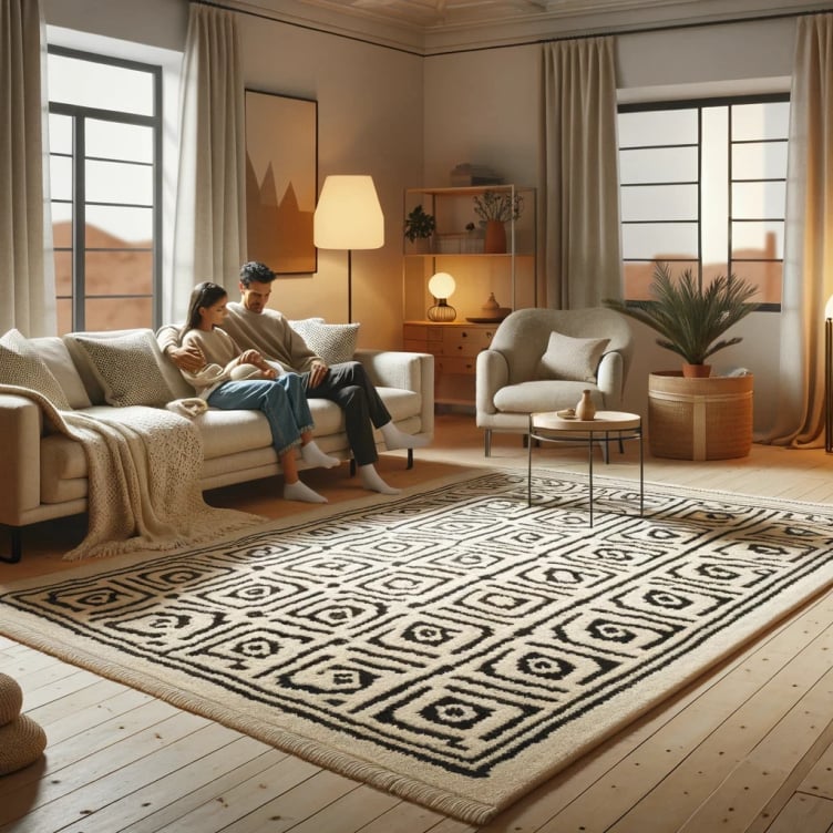 Moroccan Beni Ourain rug cleaning Hamilton Ontario