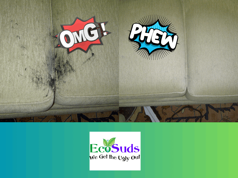 Upholstery Cleaning Before After Grimsby
